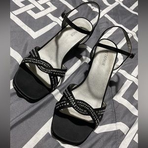 Black Sparkly Heels